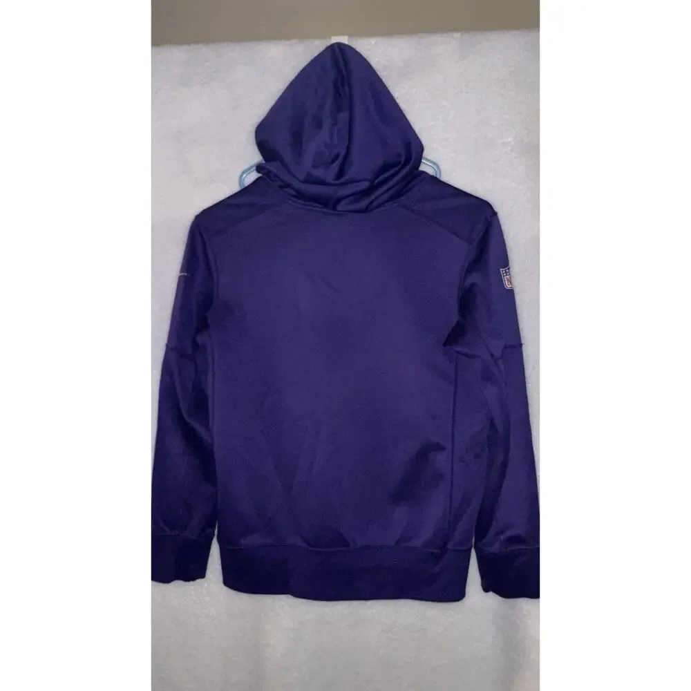 Nike Minnesota Vikings Hoodie Youth Medium NFL Pullover Purple Sweatshirt‎